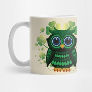 Saint Patrick's Owl Mug